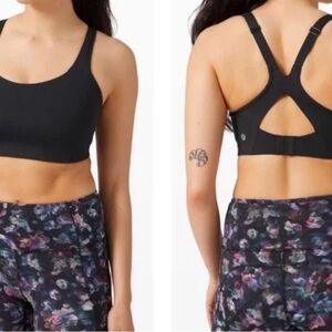 Lululemon NWT All Powered Up Sports Bra 34C True Navy Medium Support Quick Dry
